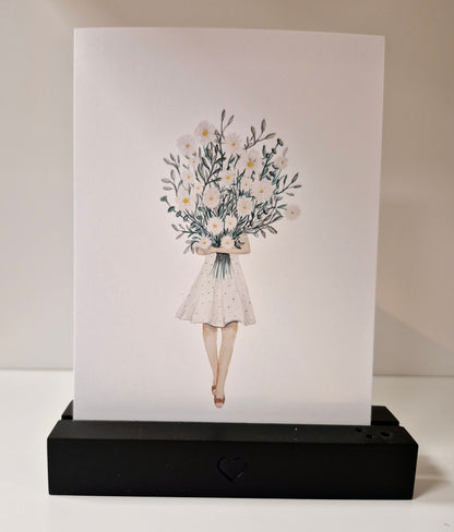 Kartenhalter aus Holz