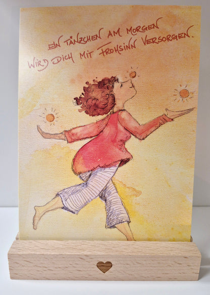 Kartenhalter aus Holz