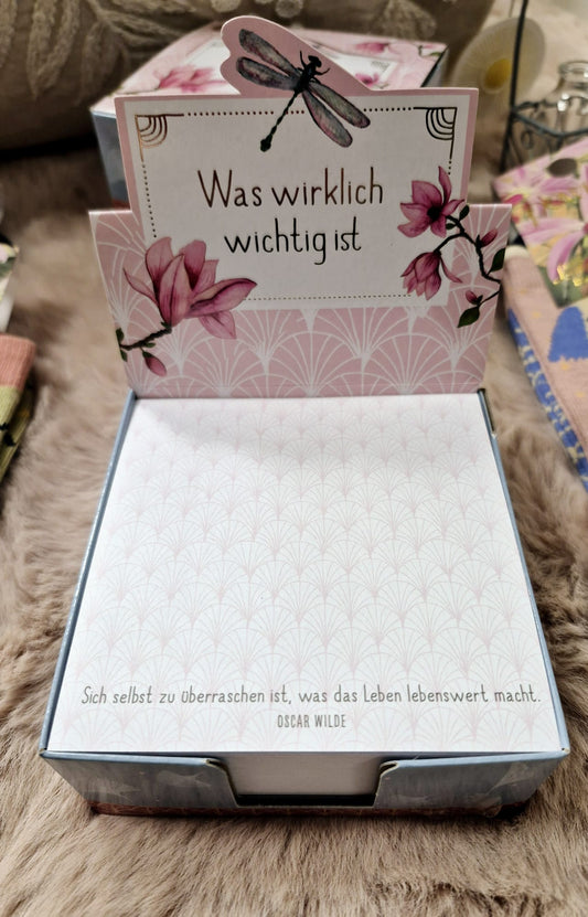 Zettelbox mit Sprüchen